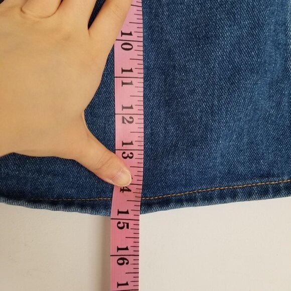 Brandy Melville Mini Button Front Denim Jean Skirt - Picture 6 of 10